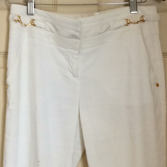Bebe Linen Dress Pants Sz 6 - Picture 2 of 5